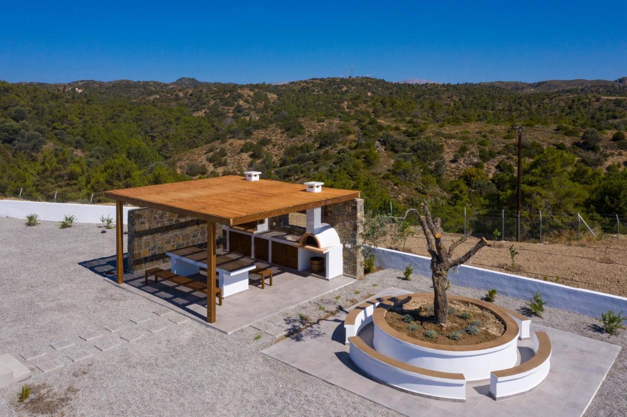Terra D'Oro Sea View Villa With Private Pool คิโอตาริ ภายนอก รูปภาพ